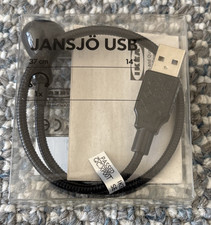 IKEA JANSJO LED USB BLACK LAMP 14" FOR LAPTOP COMPUTER UNUSED