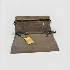 Barebones Harvesting & Gathering Waxed Canvas Bag- Dark Khaki- New with tag