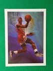 1990-91 NBA Hoops - Art Card Team Checklist Michael Jordan #358