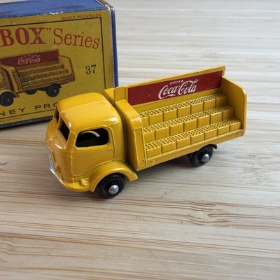 マッチボックス　37 コカ・コーラローリー Vintage Lesney Matchbox 37 Coca-Cola Lorry Toy Car w/ Original Box