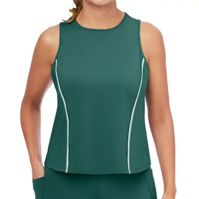 NWT Members Mark Work It Out Breathable Tank.  Ladies  - X-Large - Green