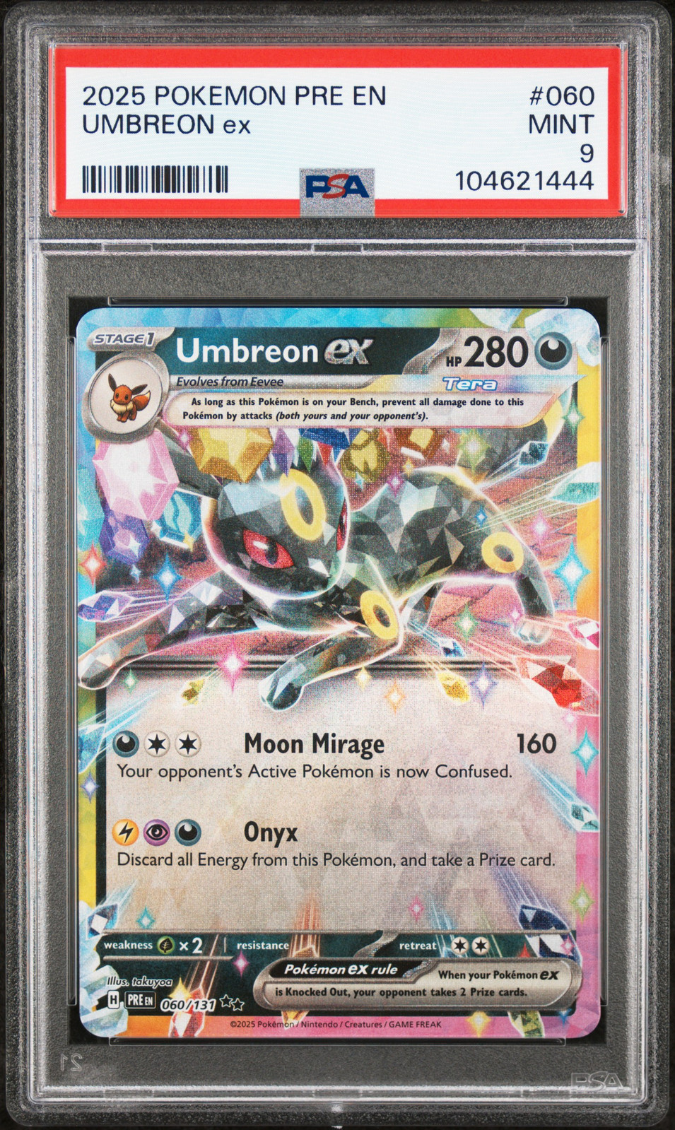 Umbreon ex 060/131 Sv: Prismatic Evolutions Holo for sale Umbreon ex 060/131 Sv: Prismatic Evolutions Holo for sale