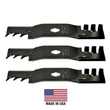 3 Mulching Mower Blades 742p05086 S Shape Troy-bilt Mustang After 2021 54