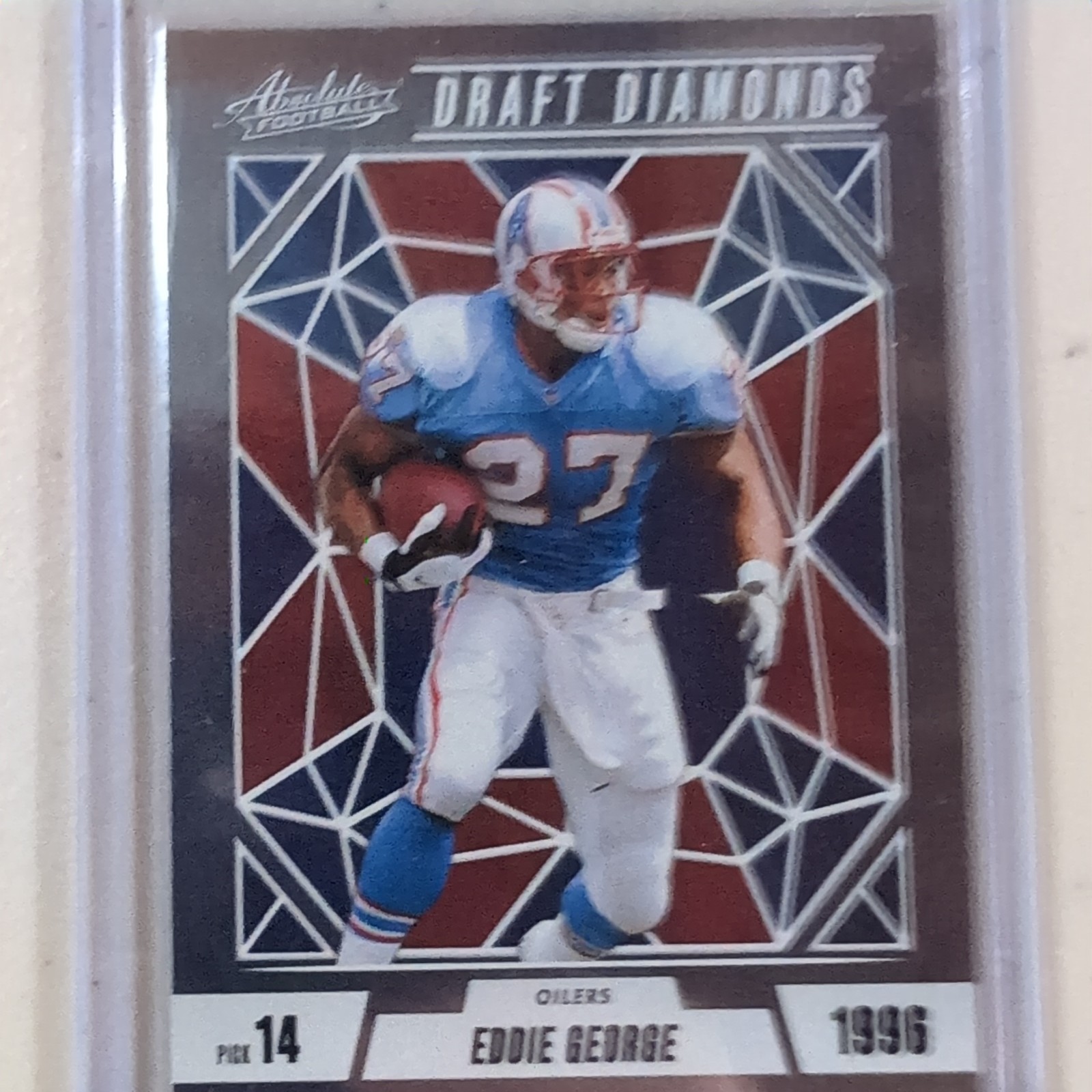 2024 Absolute Eddie George RC #DD-EGE Draft Diamonds 1996 Player