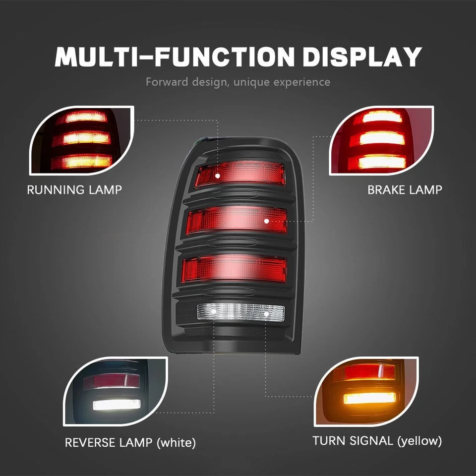 Pick-Up LED Taillight Assembly For Toyota 4Runner 1996-2002 Truck Rear Lamps - Изображение 2 из 4