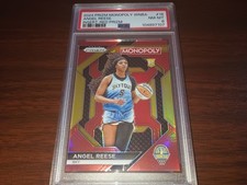 2024 Prizm Monopoly WNBA #WNBA16 Angel Reese Red Prizm #/99 RC PSA 8 Mint SKY