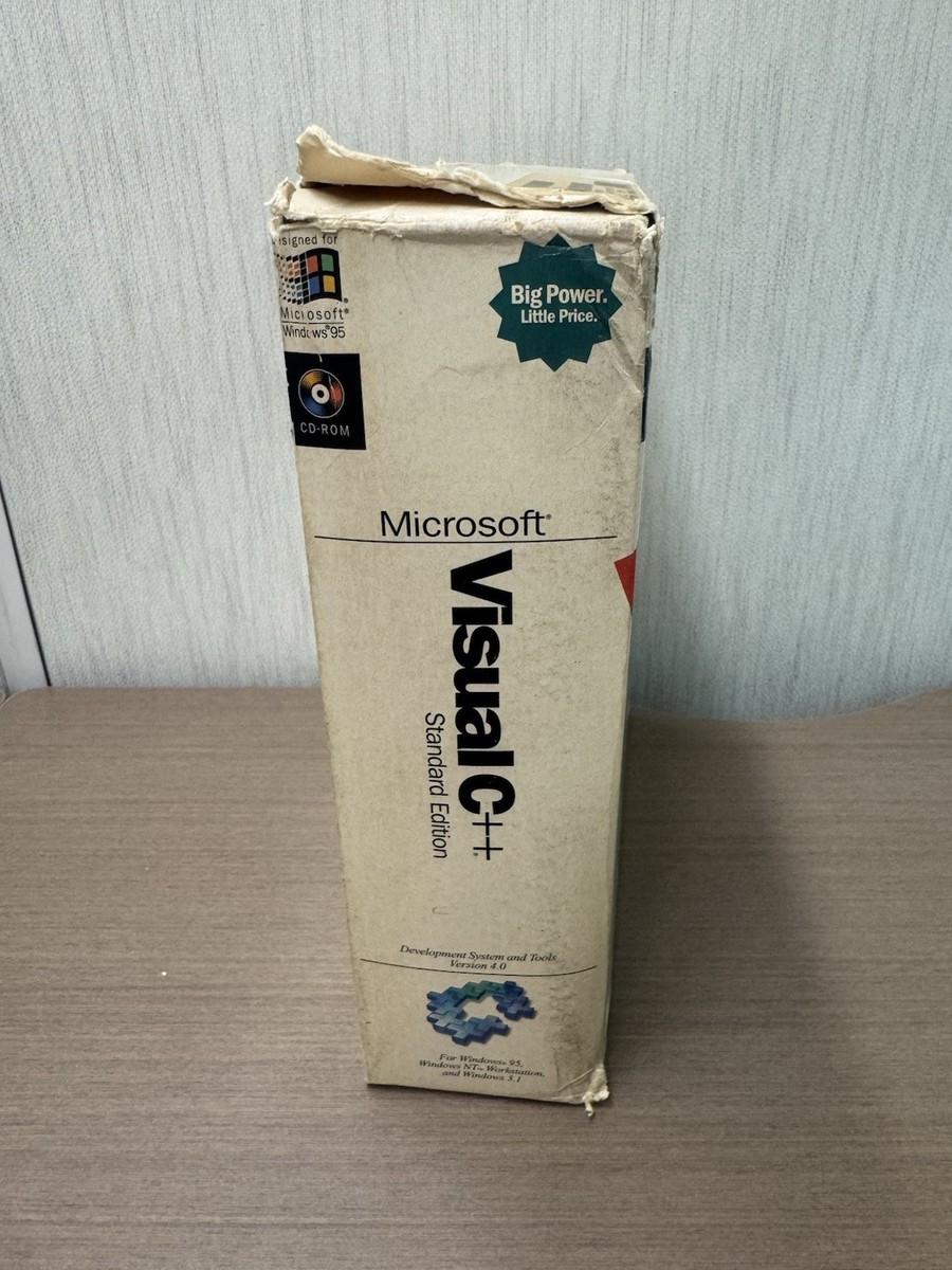NEW - Microsoft Visual C++ (Version 4.0 For Windows 95 / NT