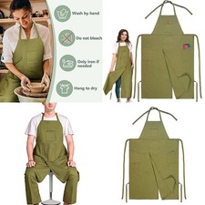 Pottery Apron Split Leg Apron Overlapping Split Leg Apron Artist Painting Apron