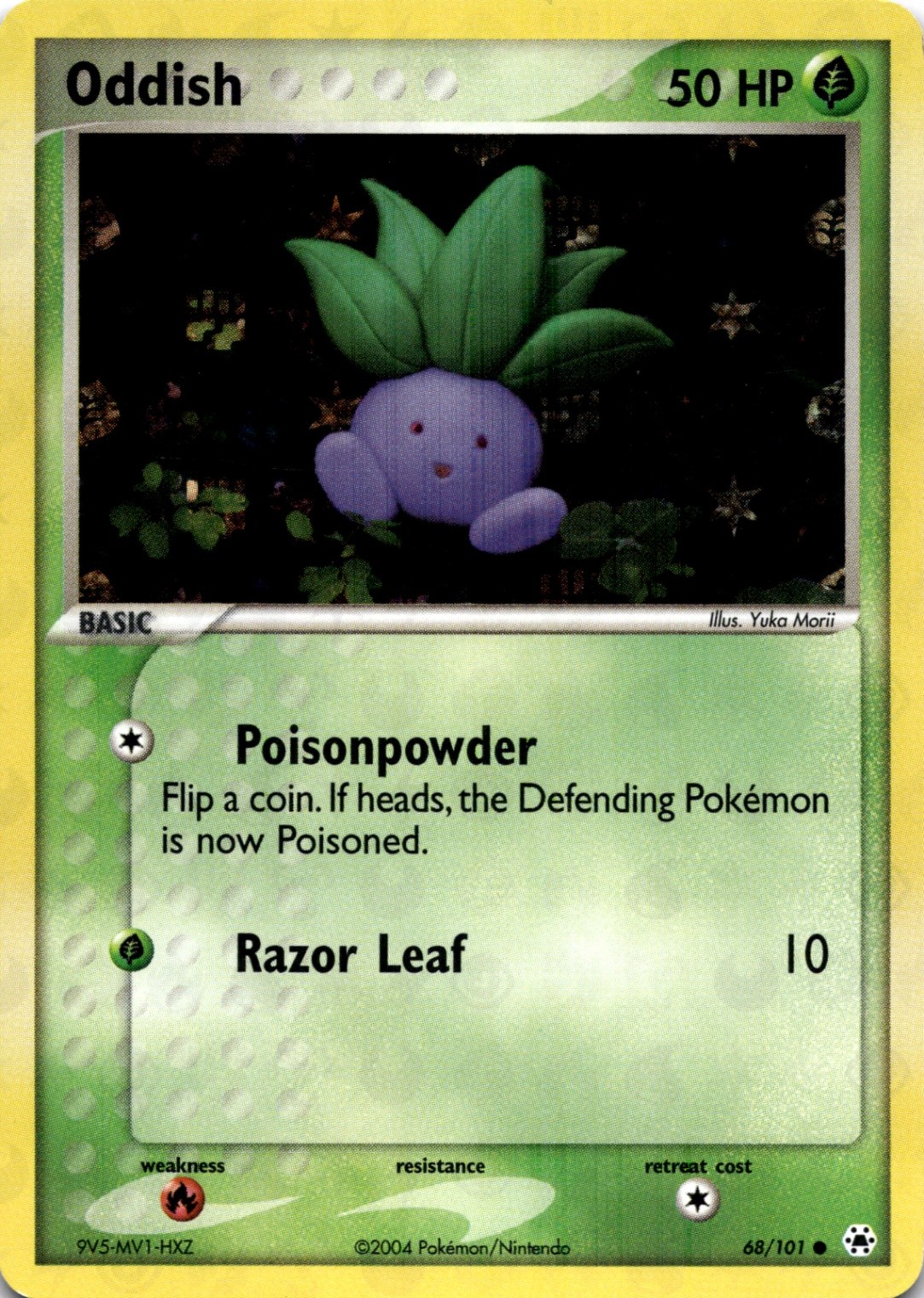 Oddish Common Hidden Legends 68/101 NM