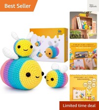 Crochet Kit for Beginners, Beginner Crochet Starter Kit with Step-by-Step Vid...