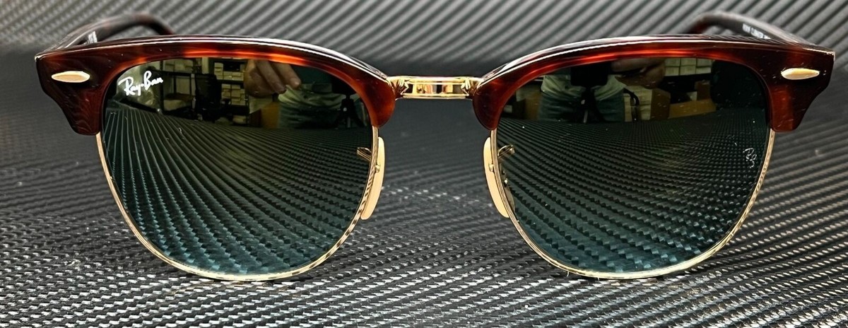 RAY BAN RB3016 990 9J Red Havana Square 49 mm Unisex Sunglasses | eBay