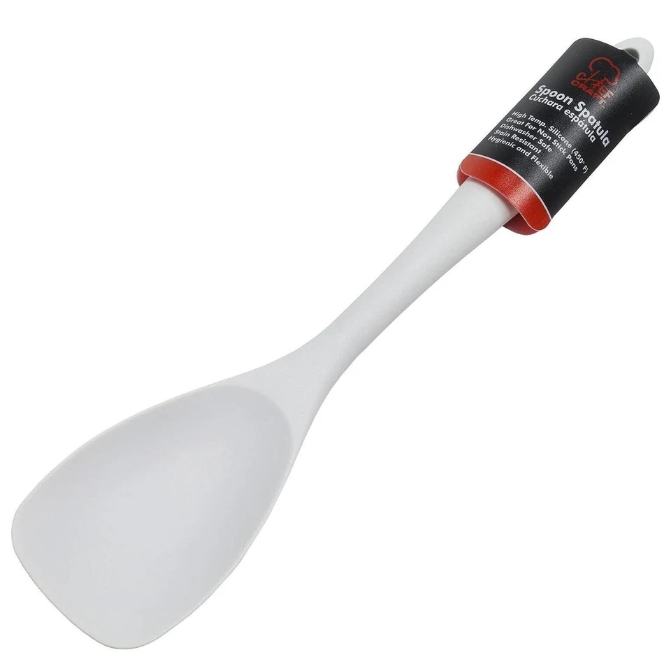 Chef Craft 11.5" Premium Heat Resistant Silicone Spoon Spatula Spoonula - Image 2 of 4