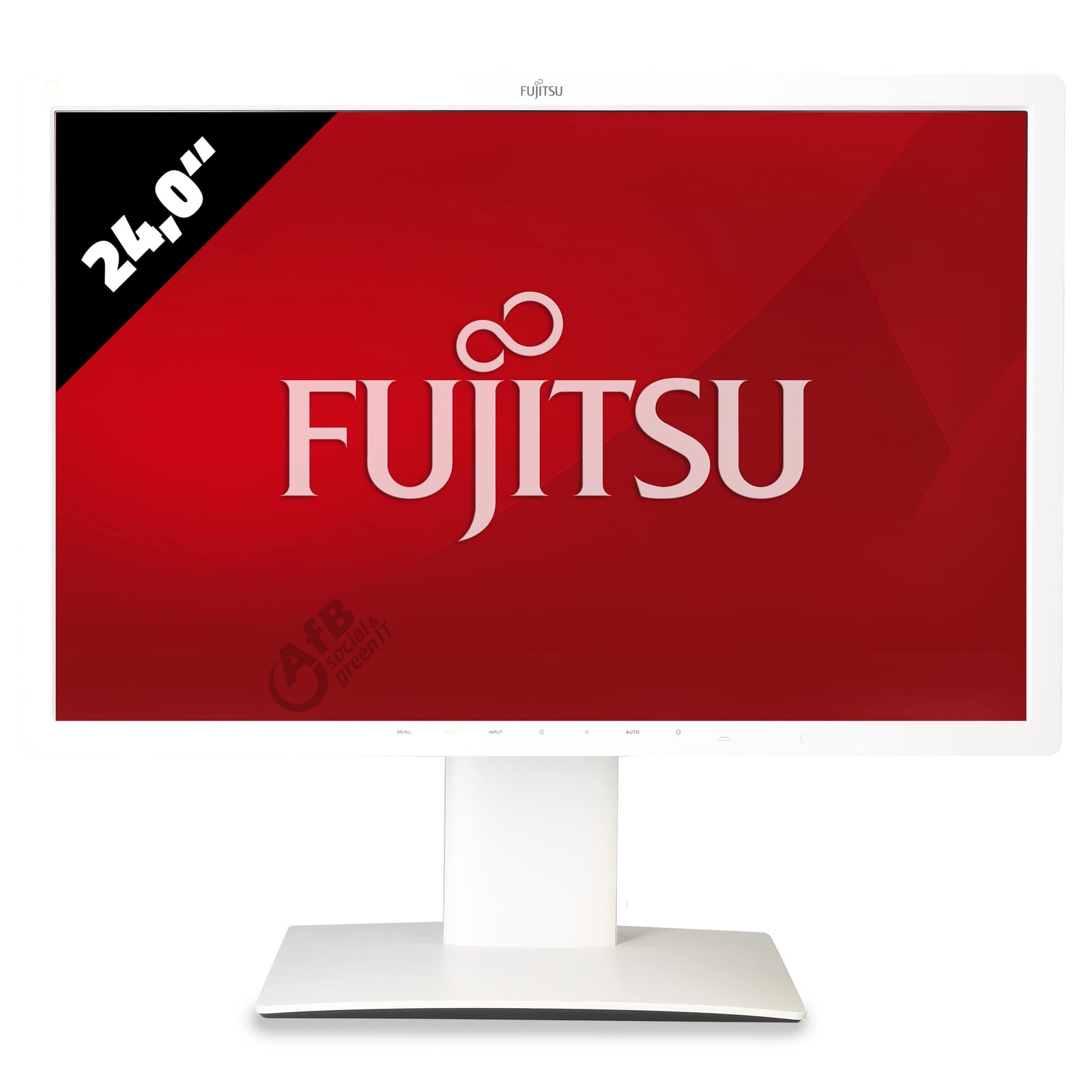 Fujitsu B24W-7 LED 24 Zoll Monitor 1920x1200 WUXGA IPS 5ms Grau Bildschirm
