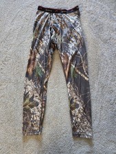 Terramar Mens Camo Base Layer Bottoms Pants Sz M Mossy Oak