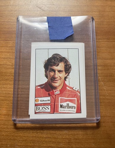 RARE AYRTON SENNA 1997 I Grandi Campioni Dello Sport Edigamma #30 Sticker