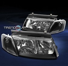 1997-2000 Vw Passat B5 Crystal Head Lightcorner Signal Lamp Black 1998 1999 Set