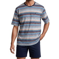 Hajo Klima Komfort Herren Schlafanzug Pyjama Baumwolle