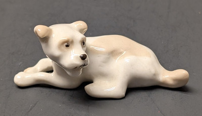 Vintage Lomonsov Miniature Mutt Figurine Made in USSR 2''L x 1.5''H