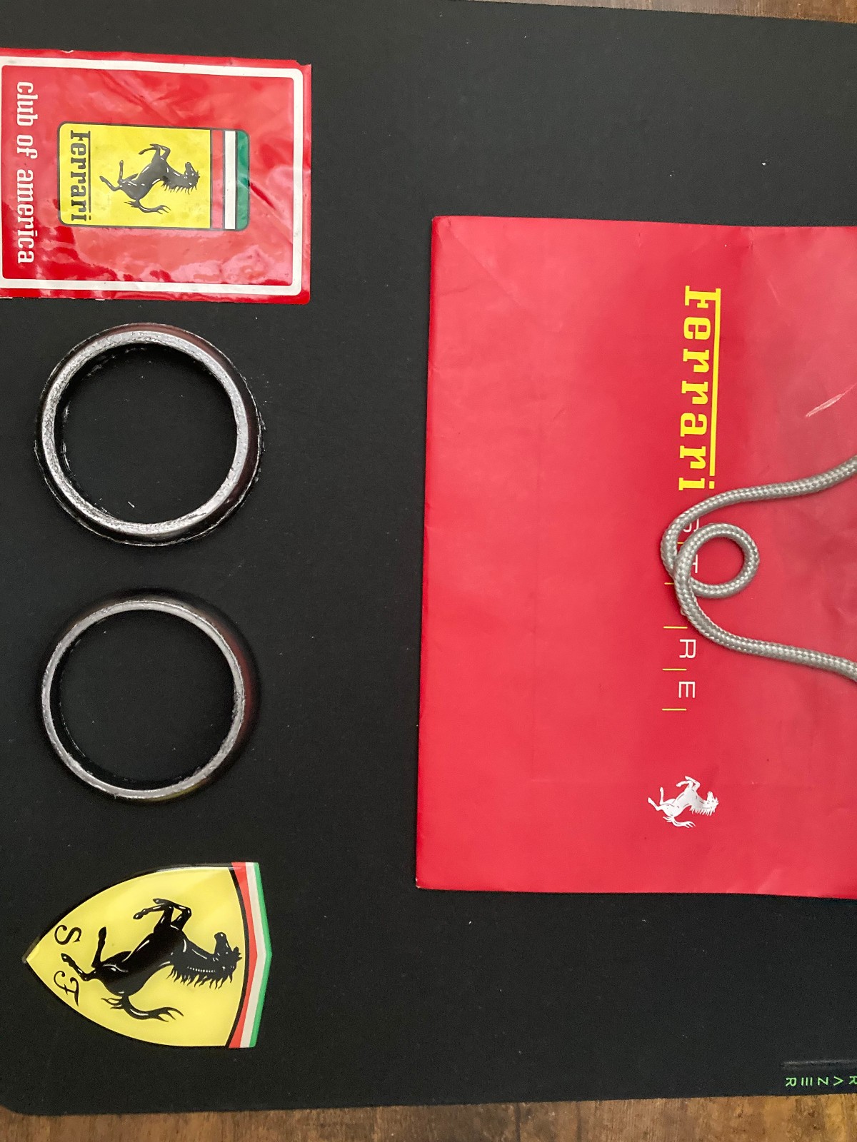 Ferrari308-Gts-328-Gts ,Mondiale V8 Qv Models  Exhaust Pipe donut is Oem Part.