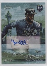 2024 Spotlight By Andy Friedman Topps Logo Laminate 11/25 Yandy Diaz Auto lz7