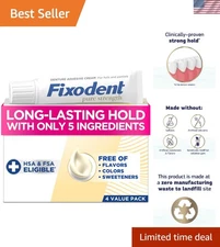 2.4oz Pure Strength Denture Adhesive 4-Pack – Strong Hold, 5 Ingredient Formula