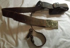 U.S. Model 1851 Civil War Officers Belt Plate Buckle and Belt w/Matching Numbers
