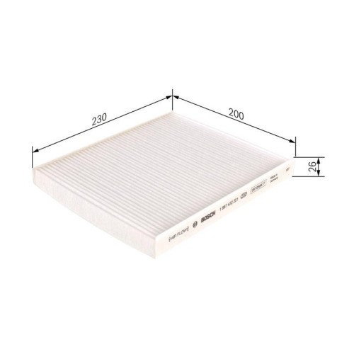 Filter Innenraumluft Bosch 1987432251 FüR Alfa Romeo Fiat Lancia-image