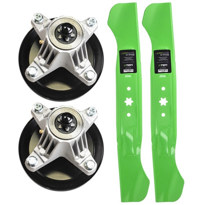#ad Spindle High Lift Blade Kit for Cub Cadet 46 Inch Cut Deck XT1 LT46 XT2 LX46 $68.95