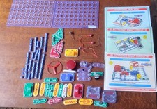 Lot Of Elenco Snap Circuits Replacement Parts and Instruction Books, Boards