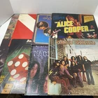 9 Rock Vinyl LP Lot Poor-good Condition Skynyrd Cooper Van Halen Bad Company
