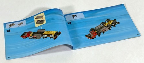60018 LEGO Cement Truck - 100% Completo con scatola e istruzioni EX COND 2013 - Foto 12 di 20