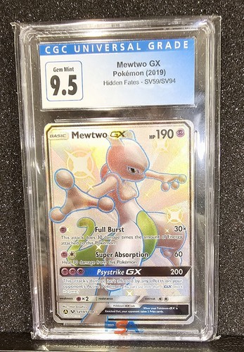 Mewtwo-GX graded CGC 9.5 for sale on eBay
