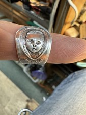 Gerber Baby Ring Silver PlaTed Oneida Size 7