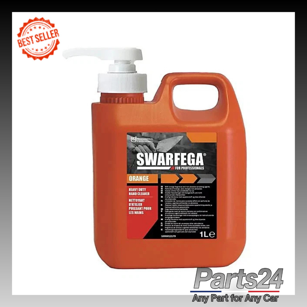 Swarfega Orange Hand Cleaner Pump Top Bottle 1 Litre SOR1LMP