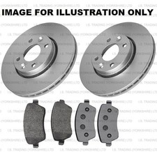 FOR TOYOTA YARIS 1.3 2005-2017 FRONT BRAKE DISCS FRONT BRAKE PADS SET 258mm