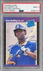 Ken Griffey Jr. 1989 Donruss Signed Rated Rookie #33 Baseball Card PSA/DNA