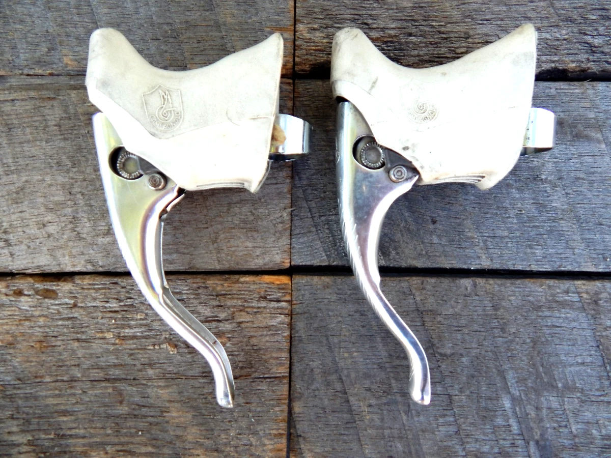 Couvre-manettes Campagnolo Vintage – Caoutchouc Rouge – Pour Vélo De Course, Années 1960