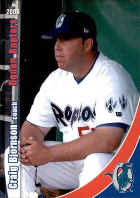 2006 Ogden Raptors Grandstand #5 Craig Bjornson Pitching Coach Baseball Card