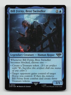 Bill Ferny Bree Swindler 42 Foil LOTR: Tales Middle-earth Magic The Gathering LP