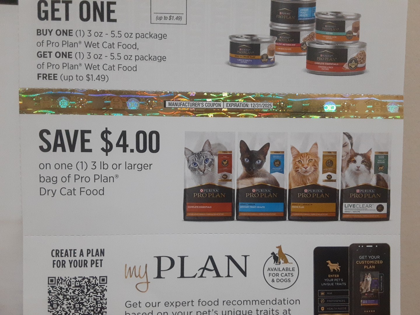 Purina Pro Plan Coupons, Save Up To $18.48, Expires 12/31/2025