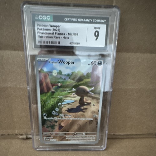 Paldean Wooper graded CGC 9 for sale on eBay