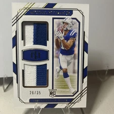 2020 Panini National Treasures RC Dual Materials Michael Pittman Jr. #RDM-MP /35