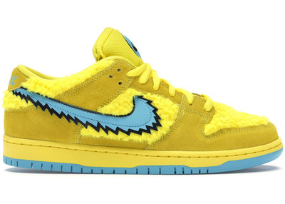 Nike SB Dunk Low Grateful Dead Bears Yellow  CJ5378-700 Size 11
