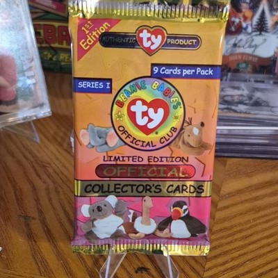 Ty Beanie Babies Series I 1st Edition Pack 1998 9 Cards
