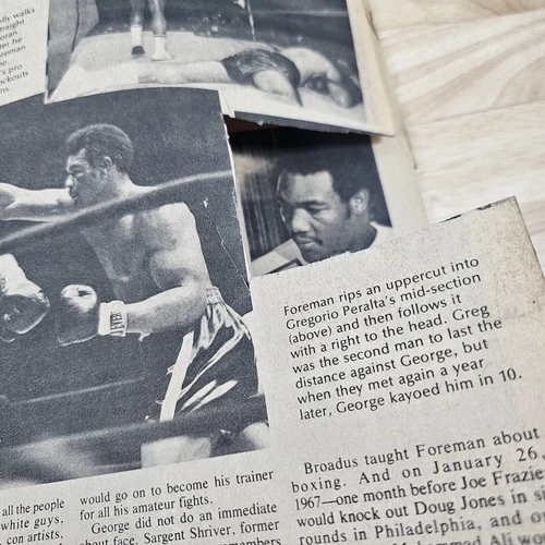 October 1974 Big Book Of Boxing Magazine Foreman Ali Louis Marciano Read Descrip - 画像11/16