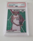Lebron James Cleveland Cavs 2019-20 Panini Mosaic Green MVP card #298 PSA 10