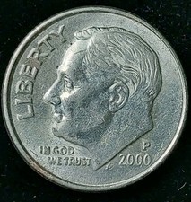 Stati Uniti 10 centesimi (dime) 2000 segni di zecca: "P" - Philadelphia