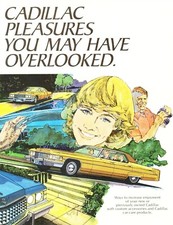 1974 Cadillac DeVille Eldorado Fleetwood Calais Accessories Sales Brochure