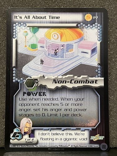 Dragonball Z CCG Promo (P7) Its all About Time - 第 1/2 張圖片
