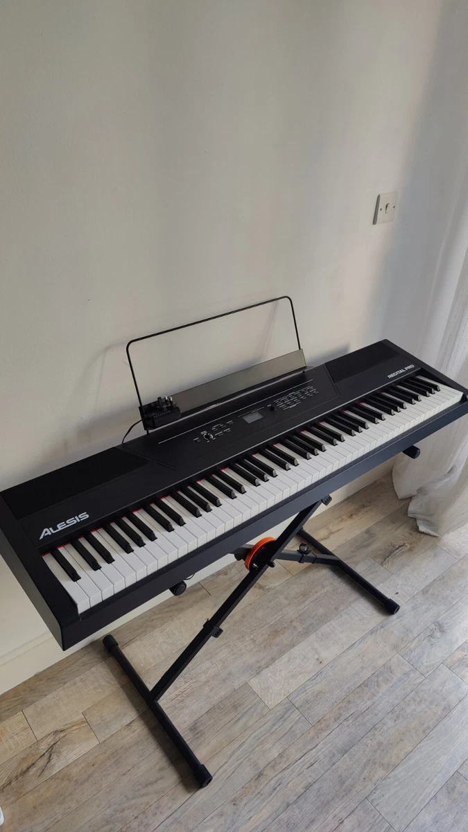 Alesis Recital Pro - Digital Piano Keyboard with adjustable keyboard stand